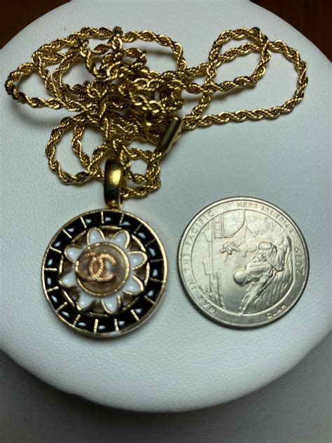 chanel button jewelry|repurposed Chanel button jewelry.